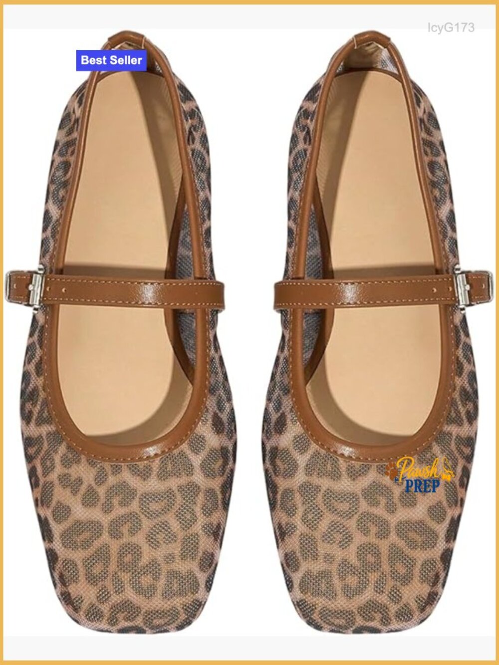Mesh Ballet Flats, Comfortable Square Toe Mary Jane Flat Shoes Trendy DRESSY